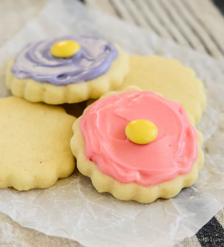 frosted cream cheese sugar cookies