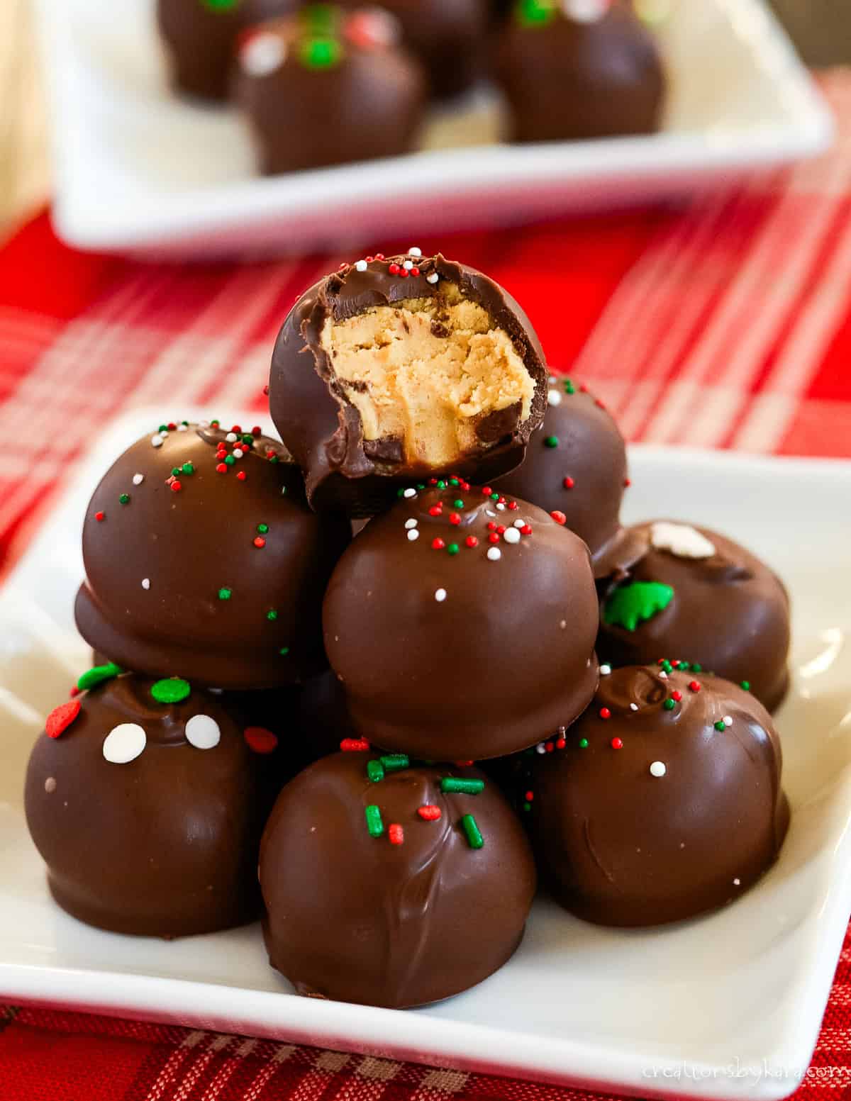 peanut butter balls (christmas recipe)