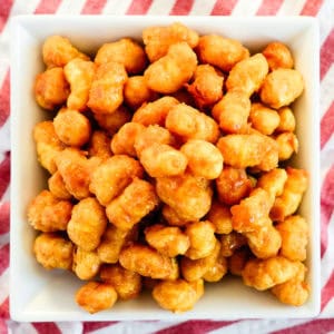 crunchy caramel puff corn recipe