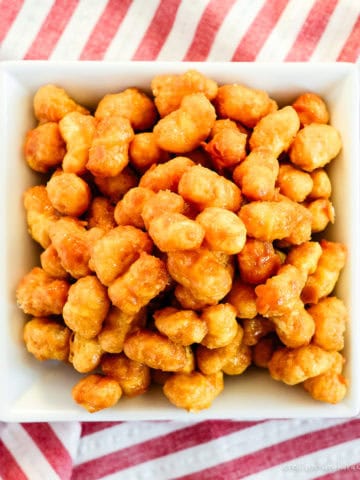 crunchy caramel puff corn recipe