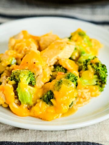 cheesy broccoli chicken rice