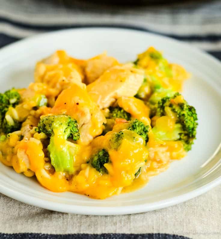 cheesy broccoli chicken rice