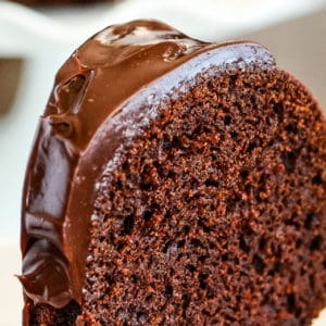 easy brownie bundt cake